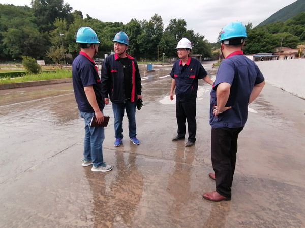 公司開展二季度安環、消防、防汛綜合大檢查