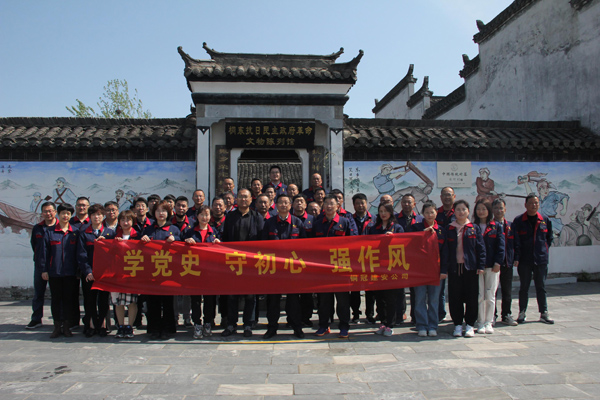 公司機關、工程服務黨支部開展主題黨日活動