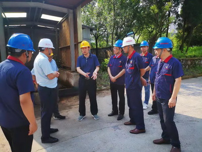 集團公司副總經(jīng)理到公司督察環(huán)保管理工作 集團公司副總經(jīng)理到公司督察環(huán)保管理工作