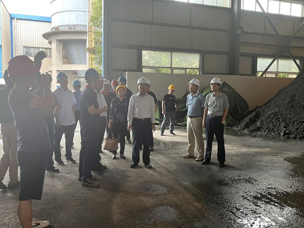 省生態環境廳到建材公司視察 省生態環境廳到建材公司視察